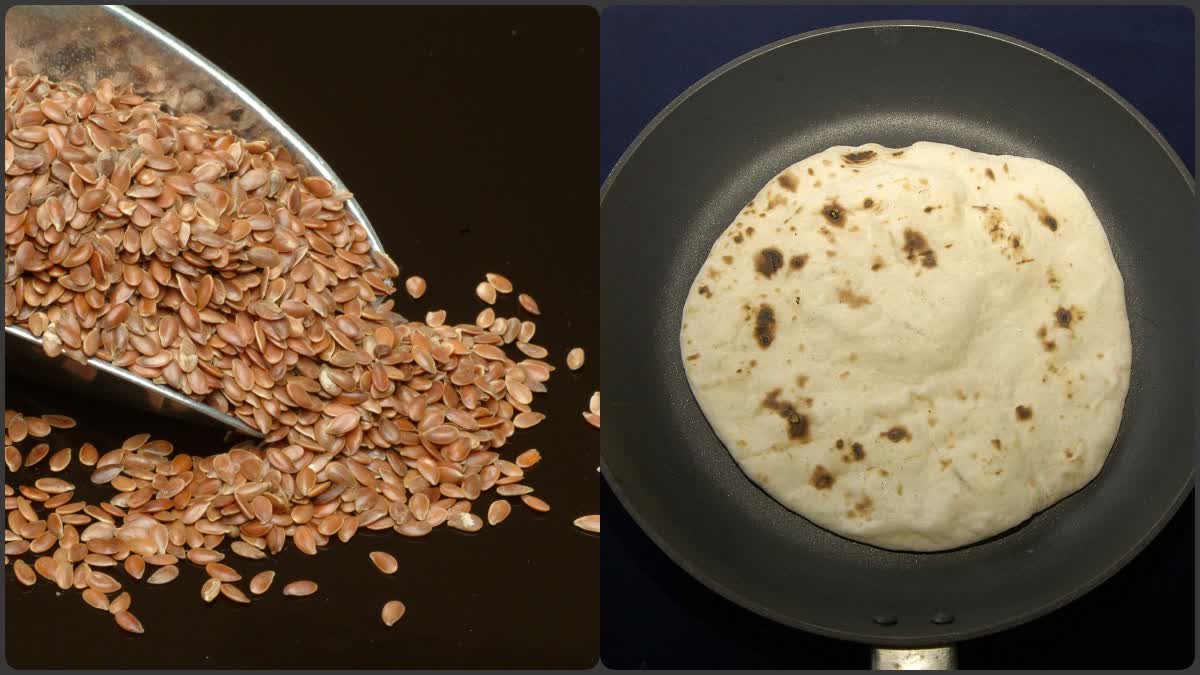 FLAX SEED POWDER IN ROTI