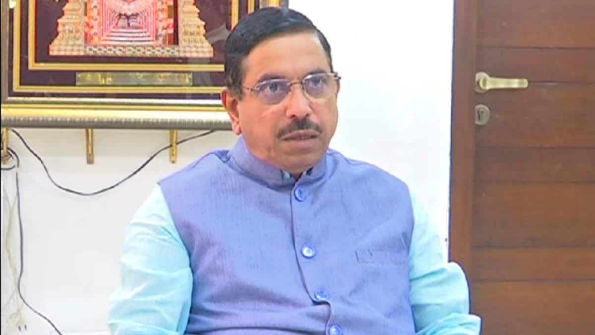 UNION MINISTER PRALHAD JOSHI