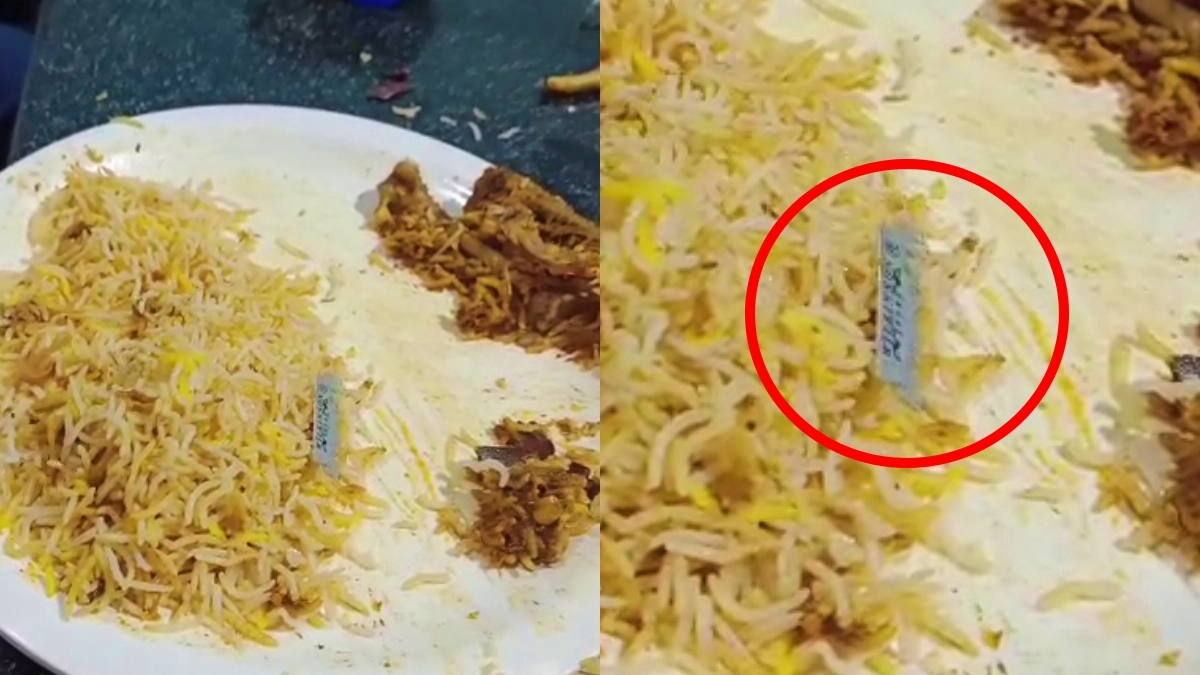 Blade Found in Biryani In Hyderabad