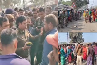 villagers-created-ruckus-against-bihar-police-and-rajauli-forest-department-in-koderma