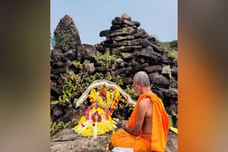 Pooja to Kumarapada at Kumara Parvatha of Subrahmanya as per ancient tradition