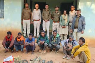 ANUPPUR 7 HUNTERS ARRESTED