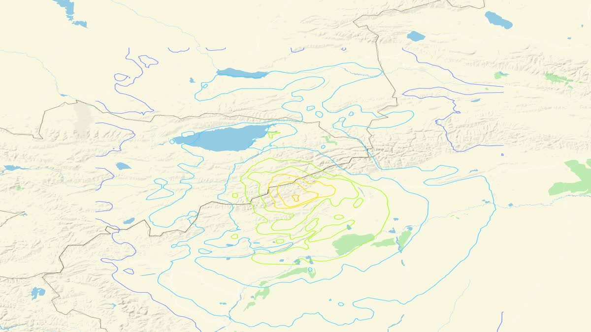 magnitude earthquake  western China  ಚೀನಾದಲ್ಲಿ ಭೂಕಂಪ  ಯಾವುದೇ ಹಾನಿ ವರದಿಯಾಗಿಲ್ಲ