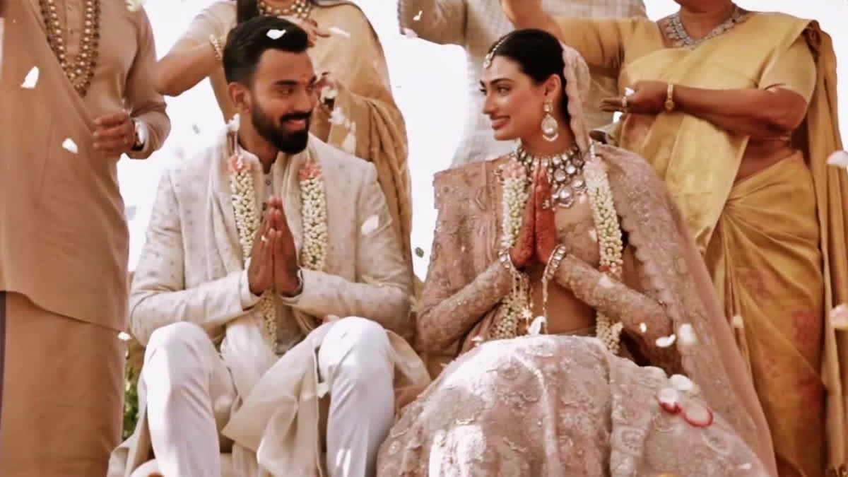 Athiya Shetty and KL Rahul Share Unseen Wedding Video on their 1st  Anniversary- Watch