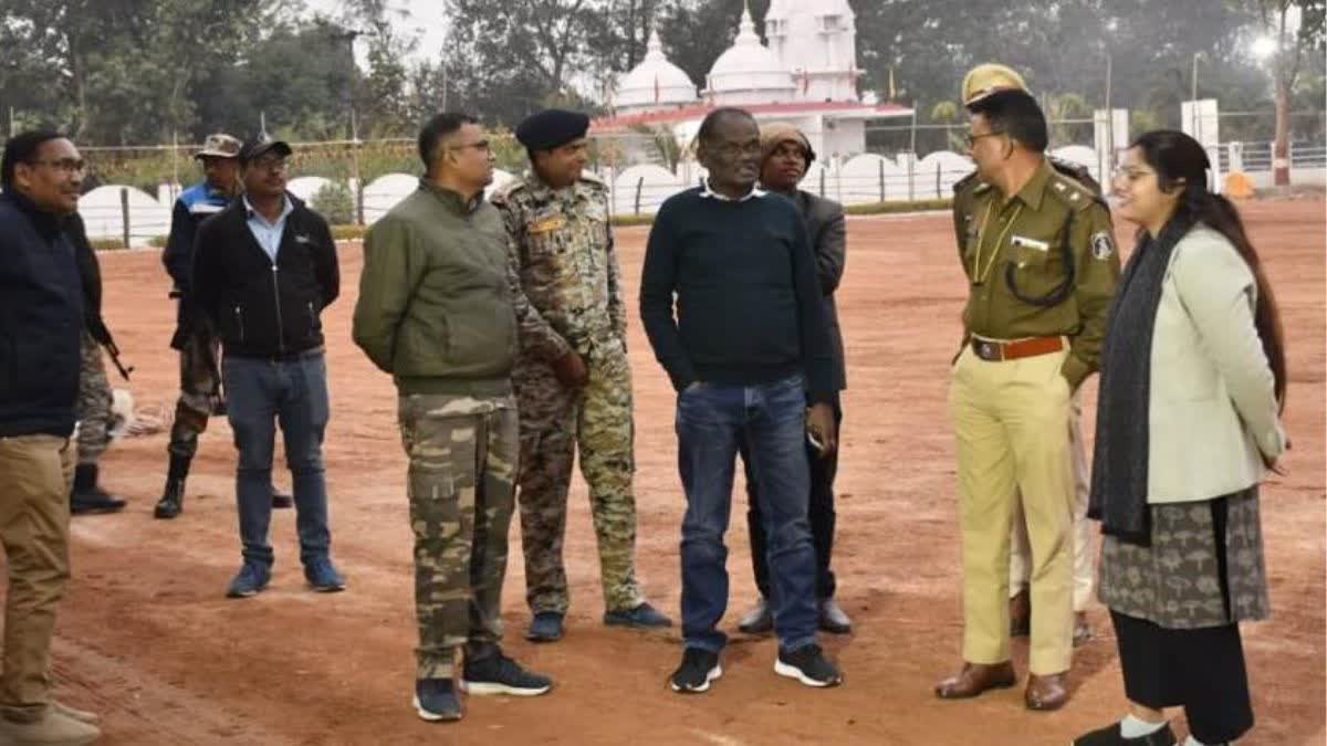 republic day preparations in Balrampur