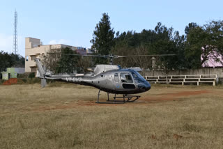 Helicopter landing issue at Tirupathur