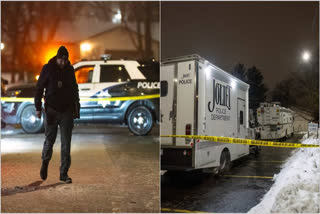 Police work a scene after multiple people were shot and killed over two days at three locations