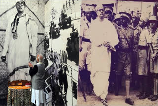 PM Modi pays trbute to Netaji on Parakram Diwas (image's curtesy- @mannkibaatupdates)