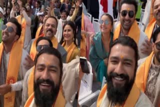 Vicky Kaushal-Katrina Kaif, Ranbir Kapoor-Alia Bhatt chant Jai Shree Ram on Pran Pratishtha Ceremony