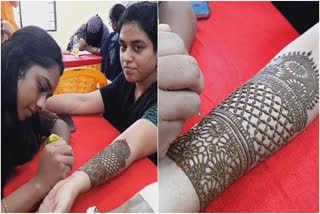 Mehndi Competition at Thanjavur