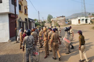 chhatrapati sambhajinagar dispute between two groups case registered against 64 people