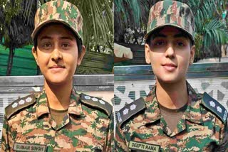 Female officer Suman Singh Deepti Rana