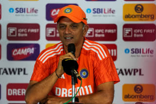 Dravid addressed the press conference ahead of the first Test.
