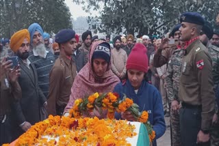 Martyr Angrez Singh cremated with government honors