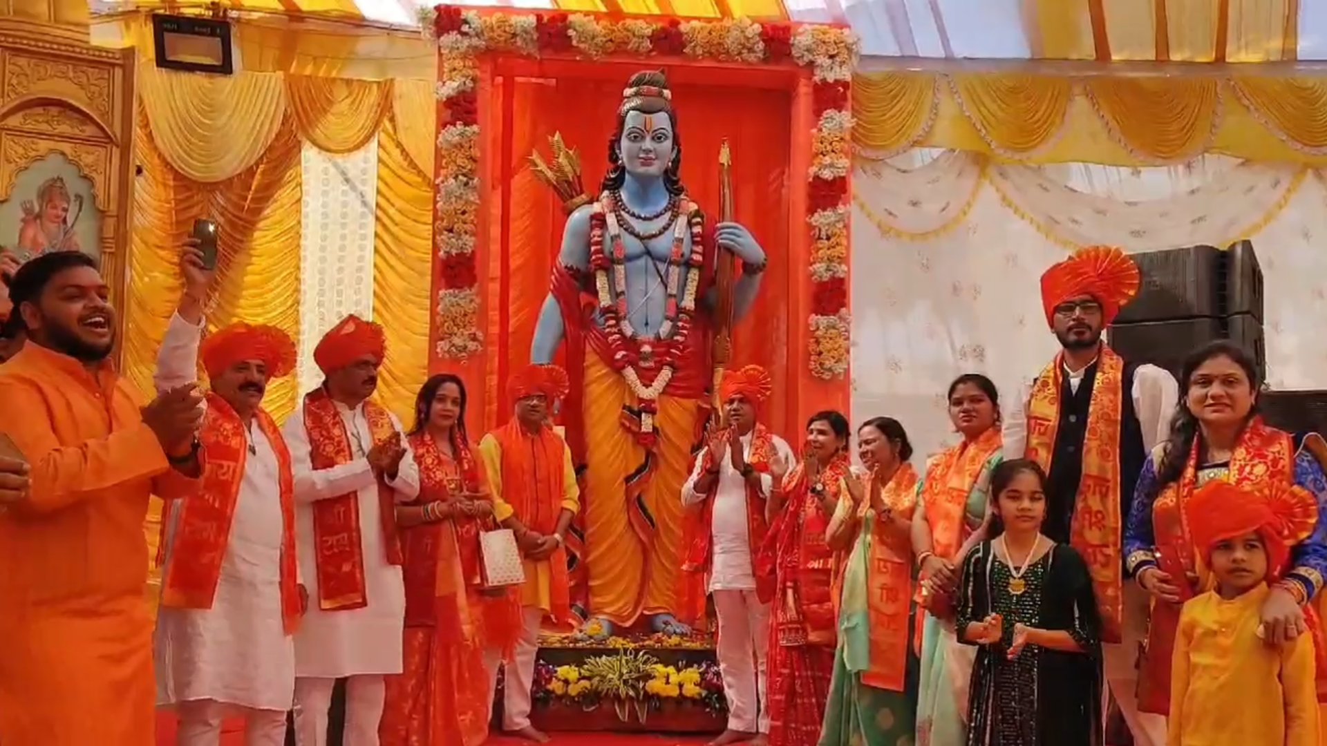 celebration of Lord Rama's consecration ceremony
