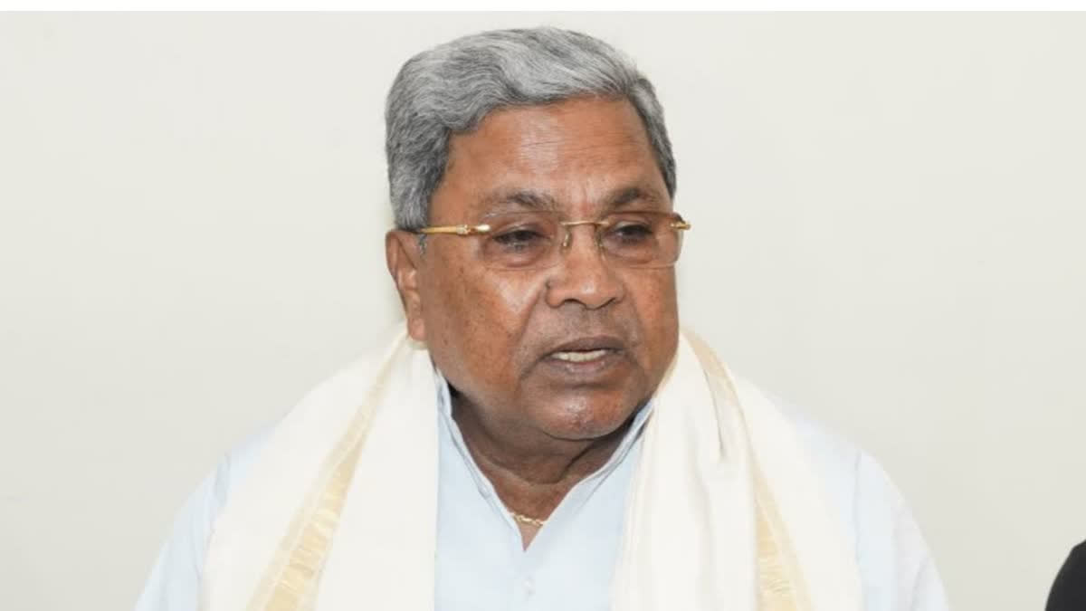 Karnataka CM Siddaramaiah