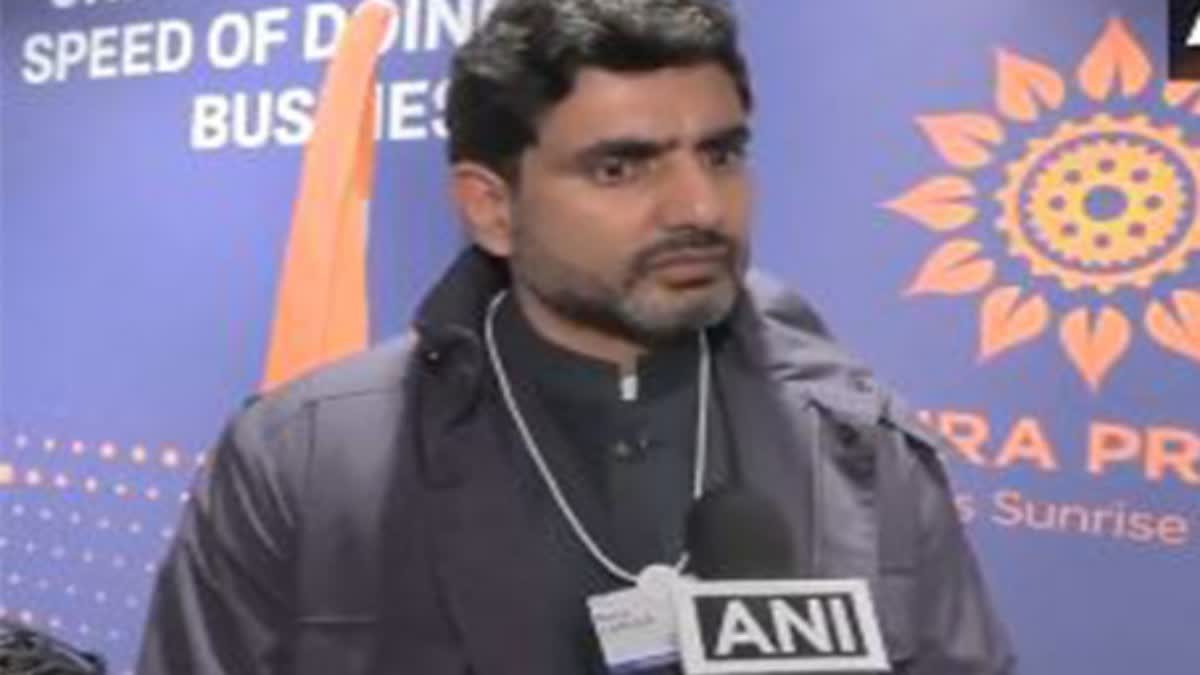 Andhra Pradesh IT Minister Nara Lokesh at Davos