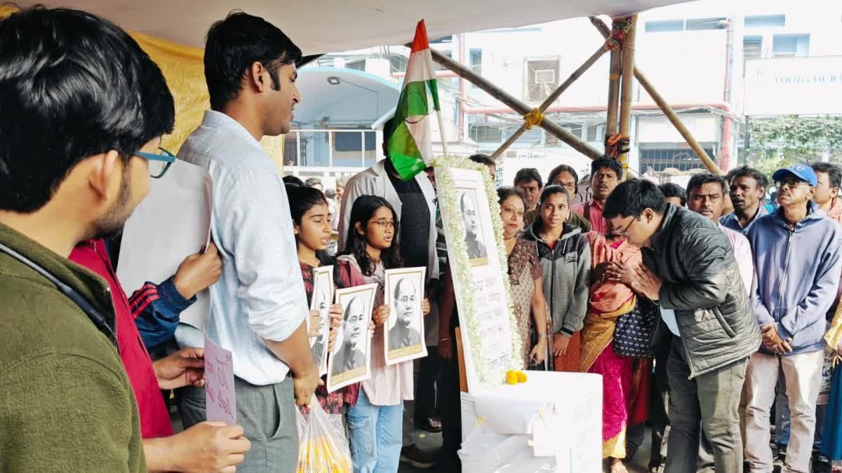 Junior Doctors pays respect to Netaji