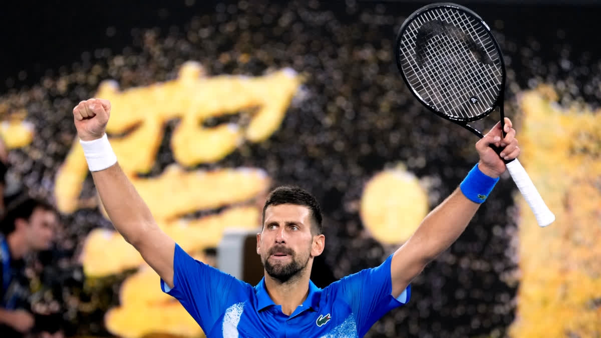 Novak Djokovic became the first male player in history to complete a half-century of reaching the major championship semi-finals.