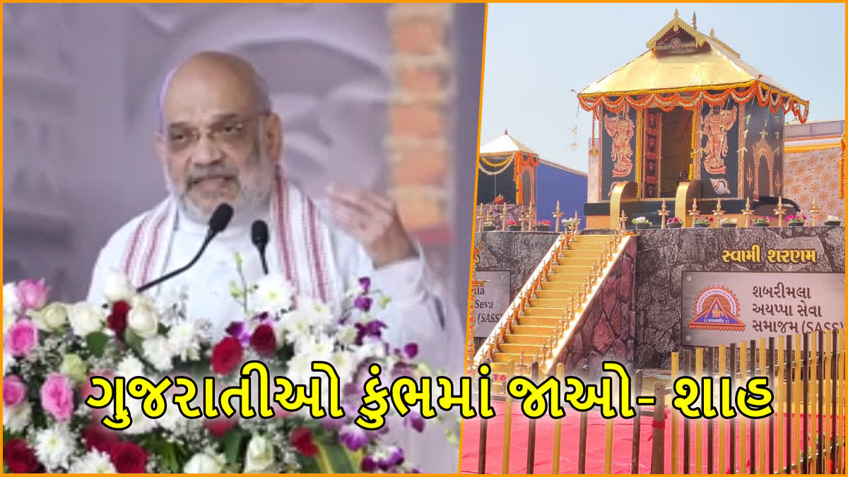 અમિત શાહે હિન્દુ આધ્યાત્મિક અને સેવા મેળાનું કર્યું ઉદ્ઘાટન