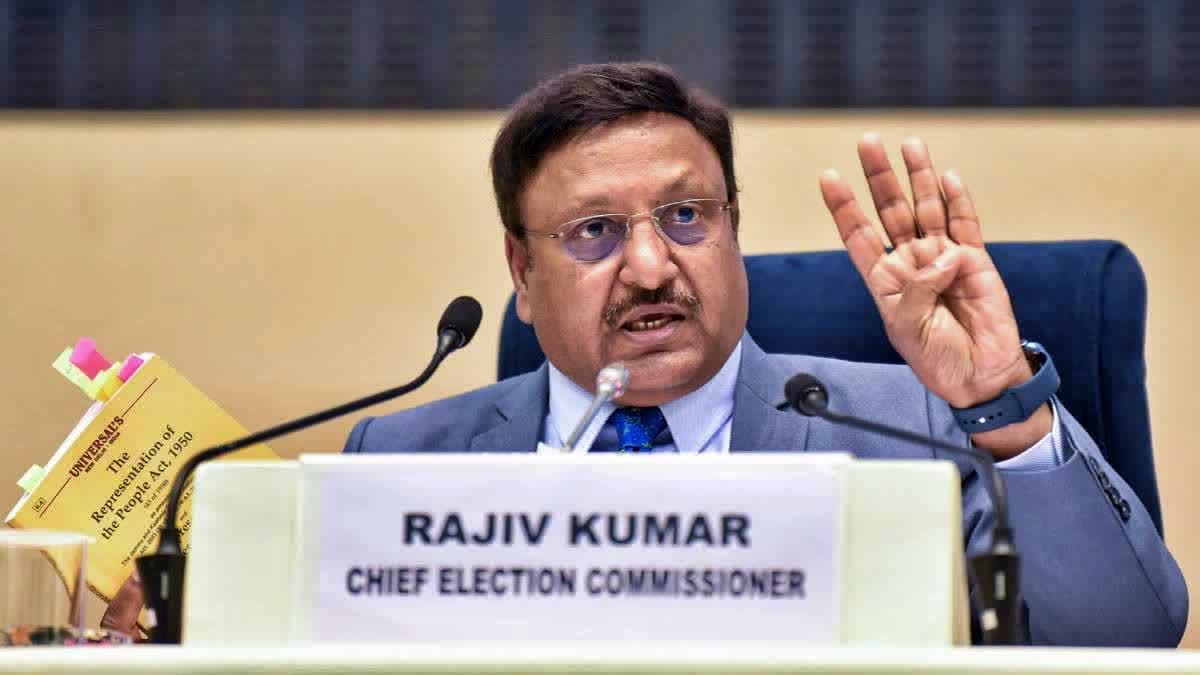 CEC RAJIV KUMAR  AI TECHNOLOGY IN ELECTIONS IN INDIA  ഇന്ത്യയിലെ തെരഞ്ഞെടുപ്പുകള്‍  തെരഞ്ഞെടുപ്പില്‍ എഐ സാങ്കേതിക വിദ്യ