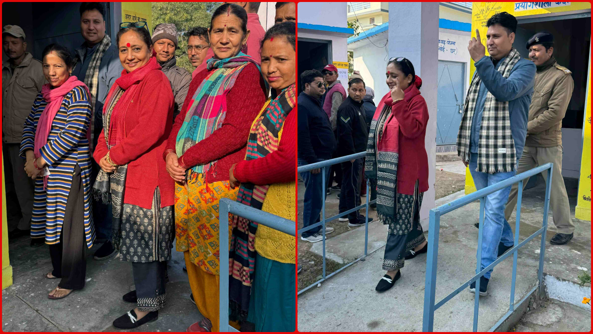 UTTARAKHAND BODY ELECTION VOTING