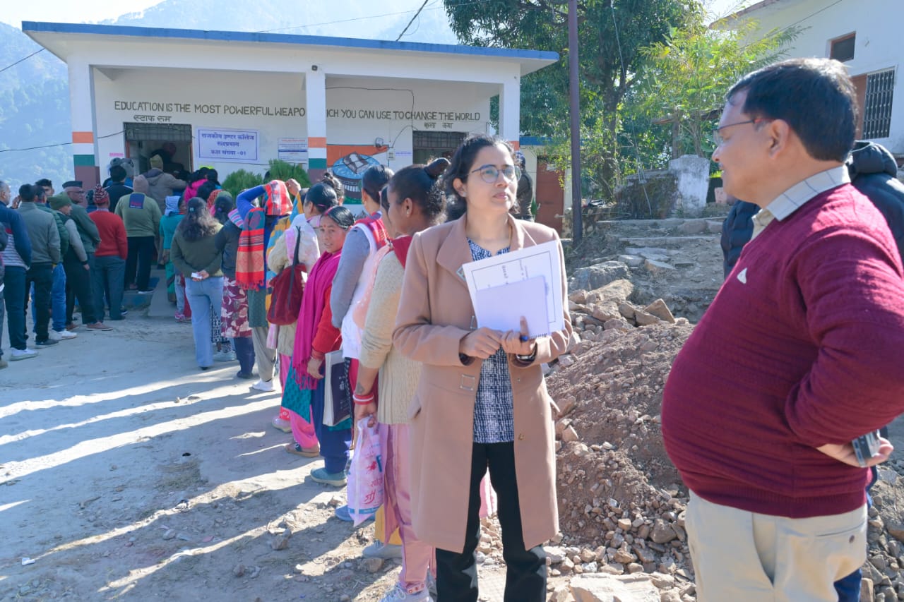 UTTARAKHAND BODY ELECTION VOTING