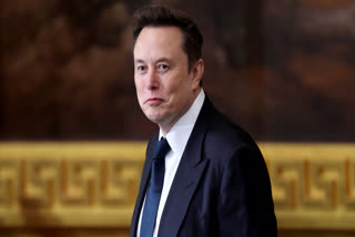 Elon Musk arrives before the 60th Presidential Inauguration in the Rotunda of the U.S. Capitol in Washington, Monday, Jan. 20, 2025.