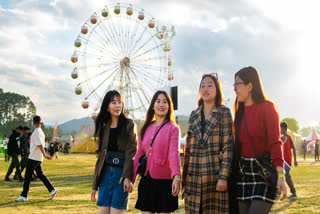 Attendees at the previous edition of the Cherry Blossom Festival