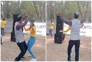 Trinamool leader Bhojpuri dance