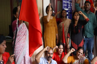 NGO UNION PROTEST IN KOTTAYAM  KOTTAYAM ADM  എന്‍ജിഒ യൂണിയന്‍ പ്രതിഷേധം കോട്ടയം  കോട്ടയം എഡിഎം