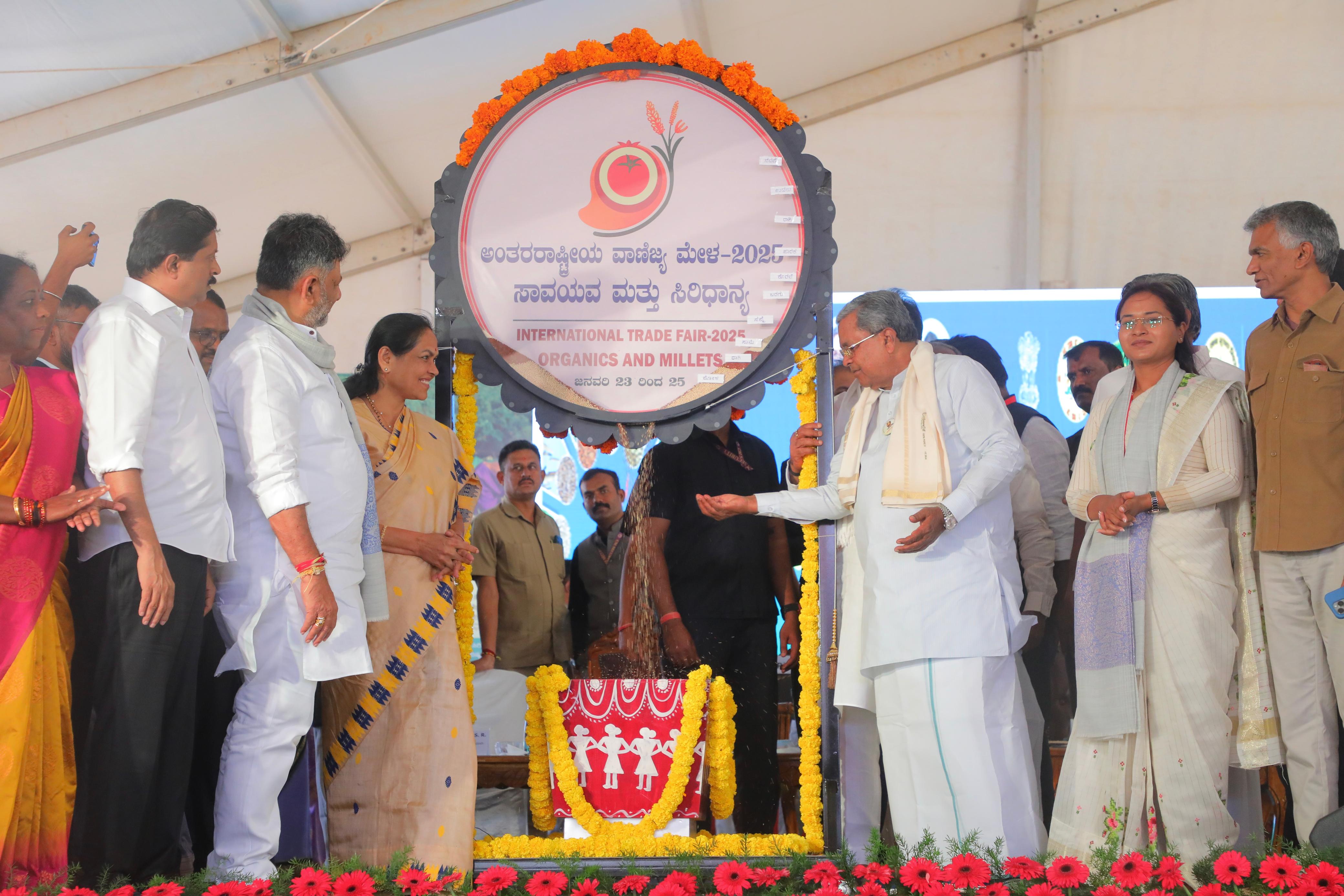 CM Siddaramaiah says from next year will arrange market facility for millets in APMC