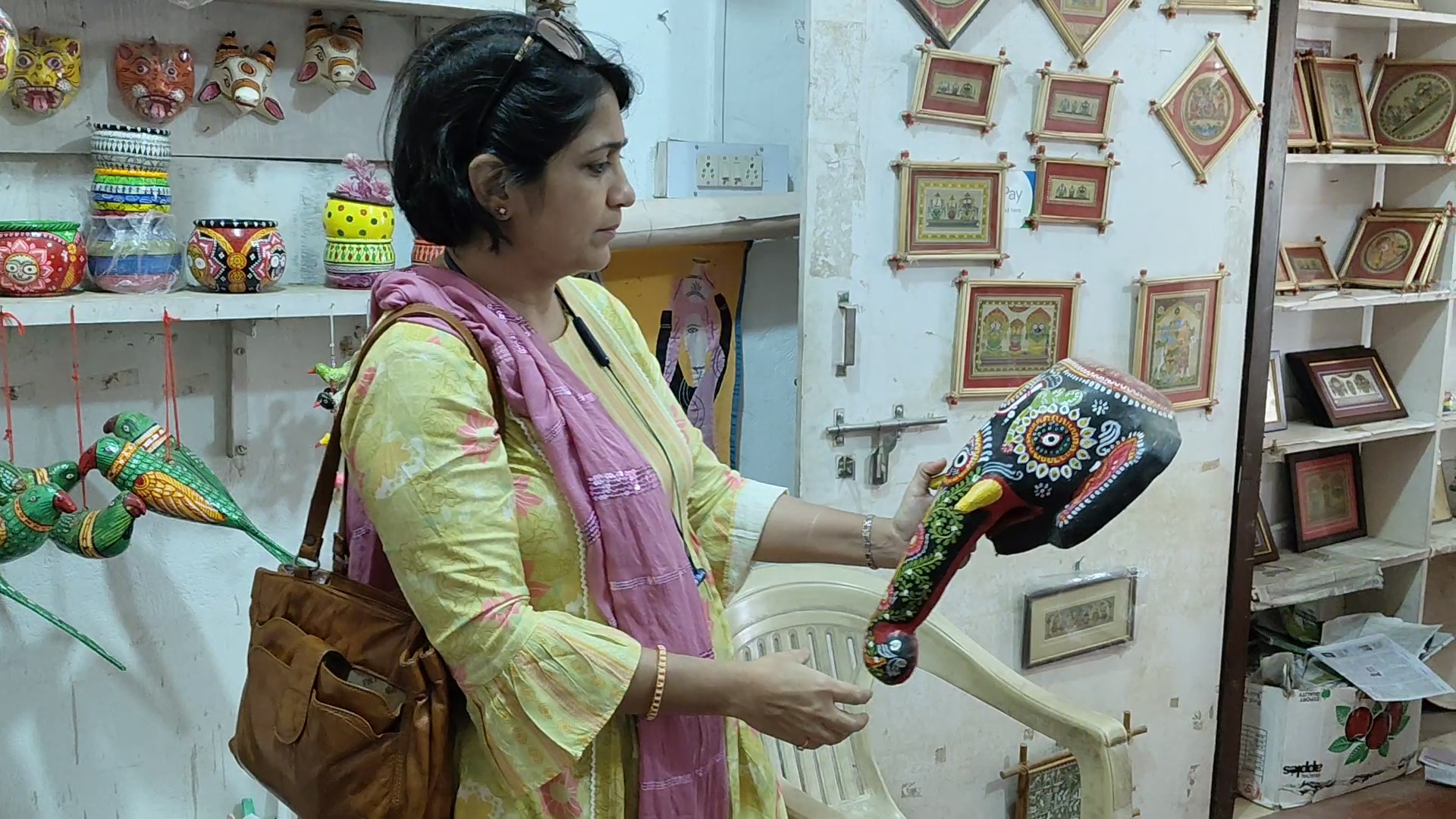 Tourist At Raghurajpur