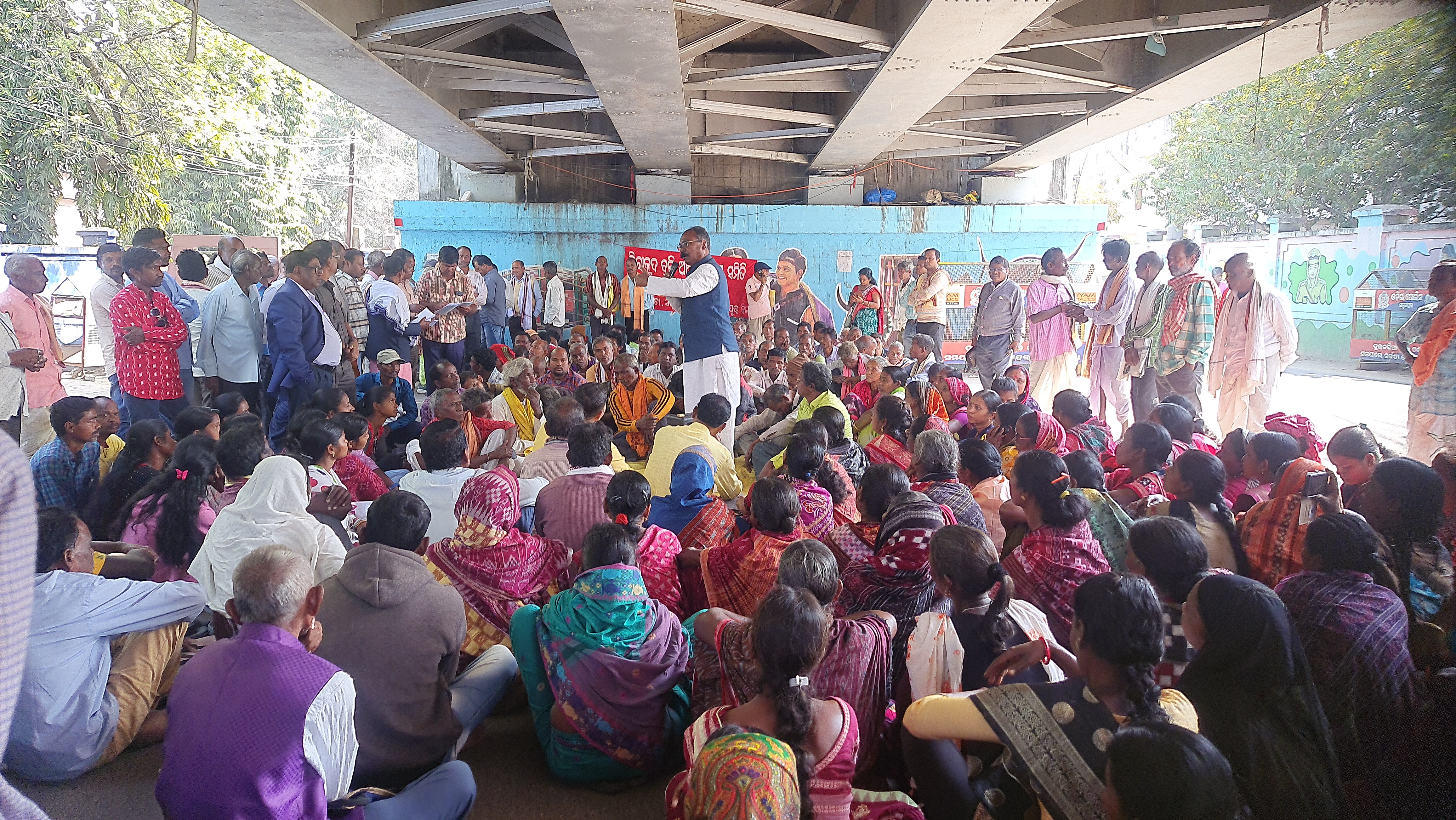 HIRAKUD DISPLACED PEOPLE PROTEST