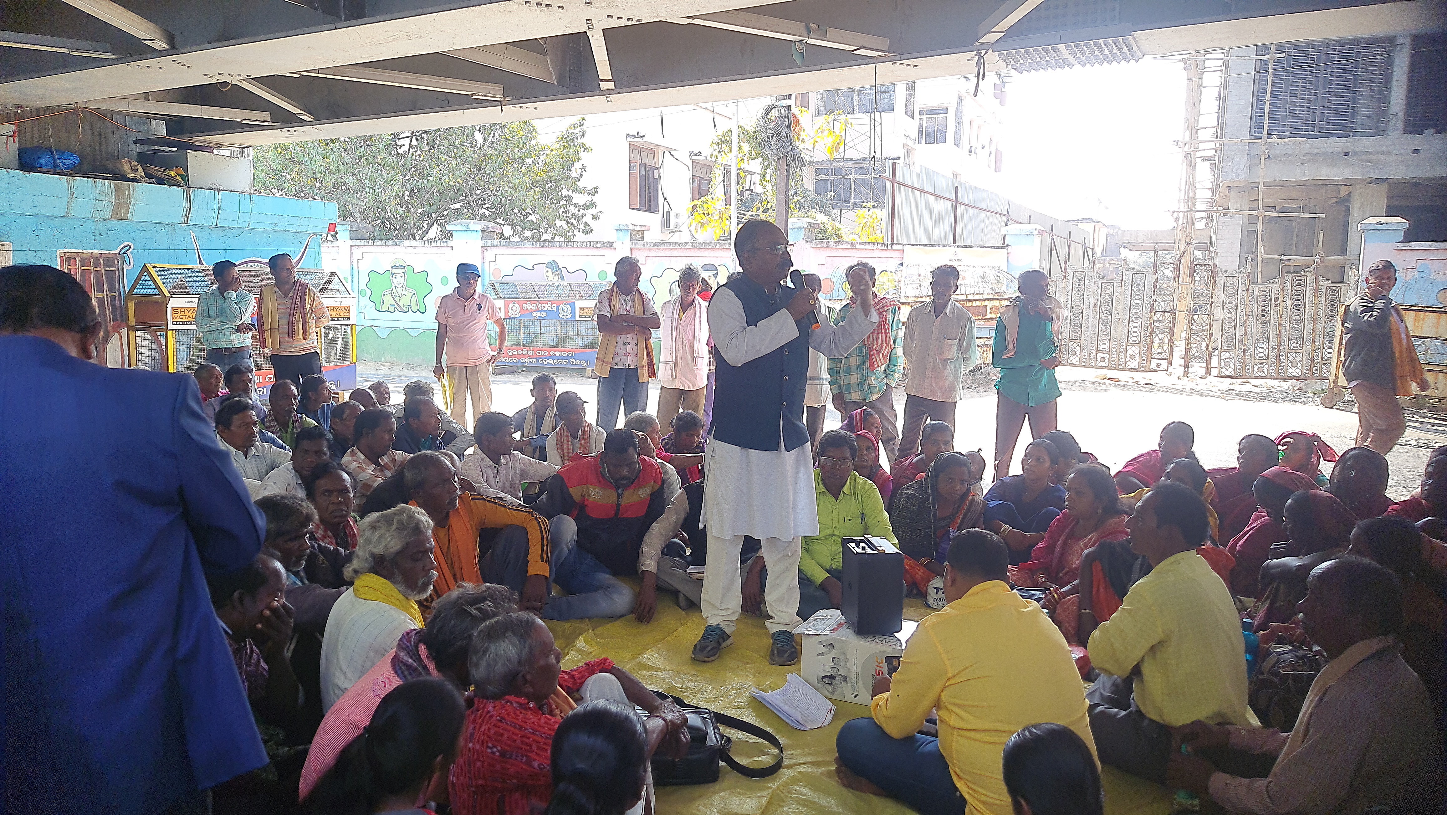 HIRAKUD DISPLACED PEOPLE PROTEST