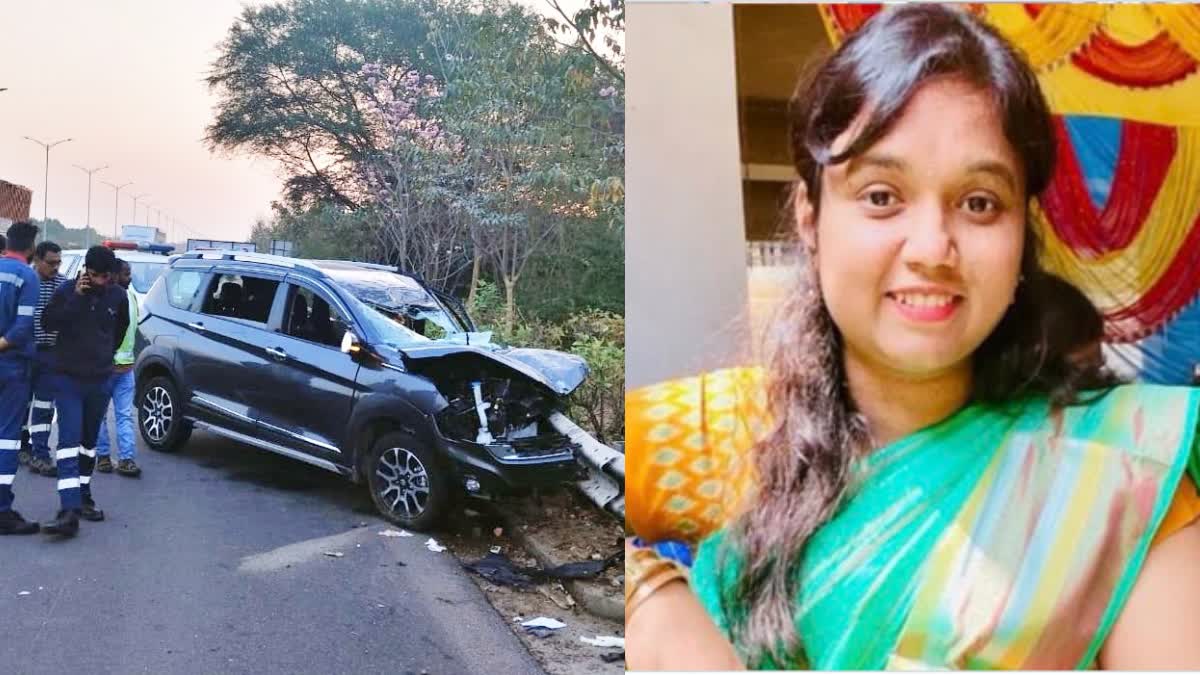 Lasya Nanditha Died  MLA Lasya Died In A Car Accident  ഹൈദരാബാദ്  accident death  തെലങ്കാന