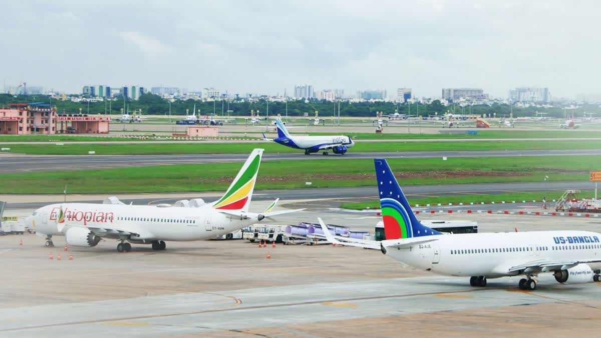 Chennai airport file pic