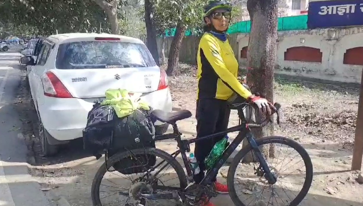 Cyclist Kamlesh Rana