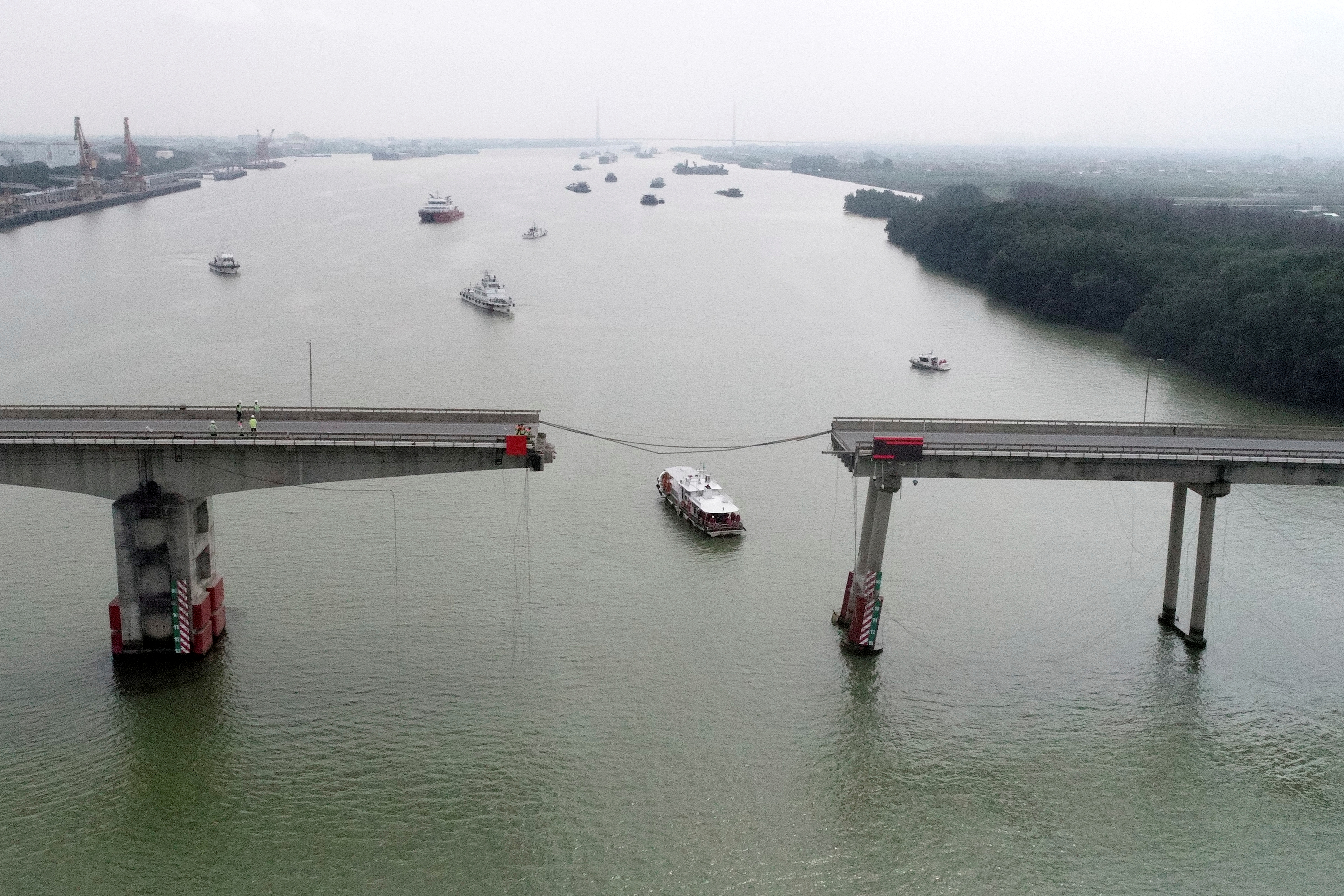 Bridge Collapse In Guangzhou China