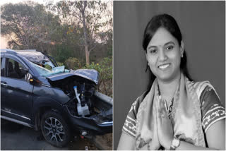BRS MLA G Lasya Nanditha killed in a road accident in Telangana Sangareddy district