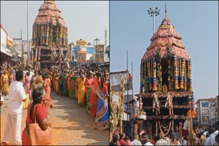 masi magam ther festival held at tenkasi Kasi Vishwanathar Temple