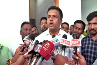 ganiga Ravikumar spoke to the media.