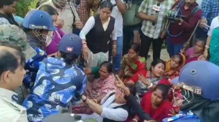 Protest in Sandeshkhali