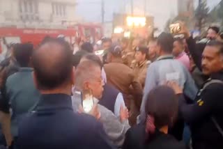 People protest in Rishikesh