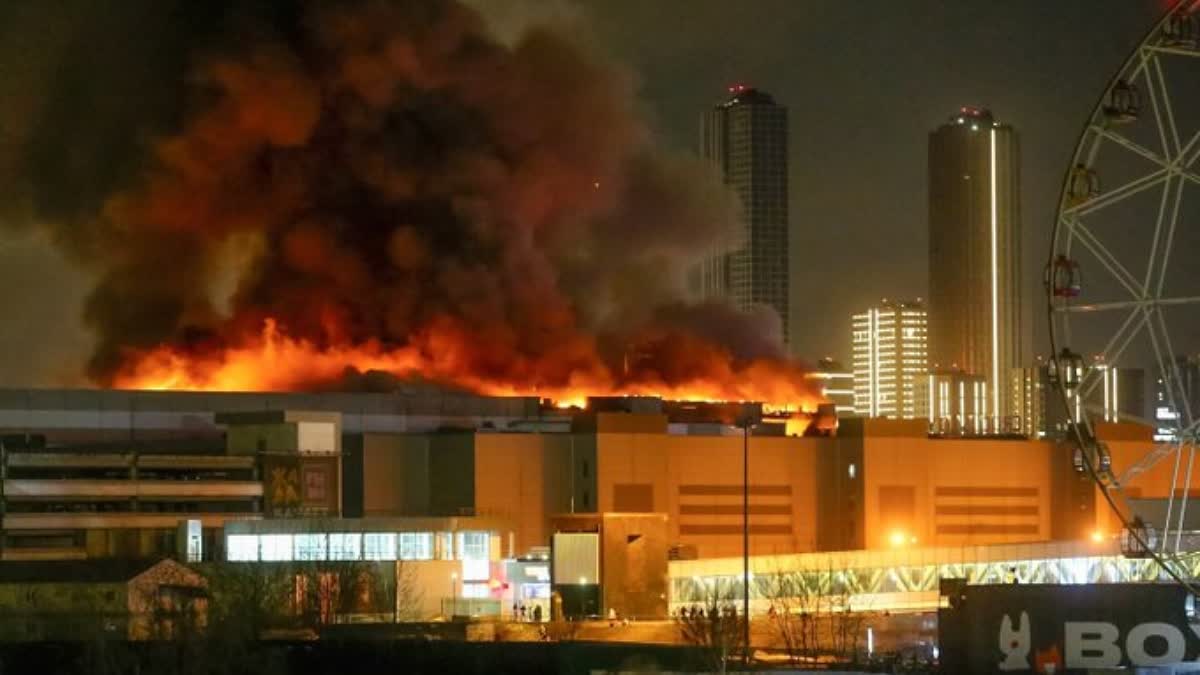 BLAST IN CONCERT HALL OF MOSCOW          Pic Credit: AP