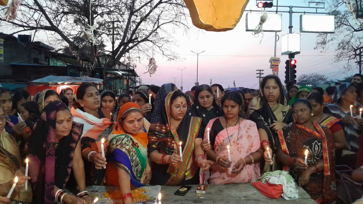 BILASPUR WOMEN CANDLE MARCH