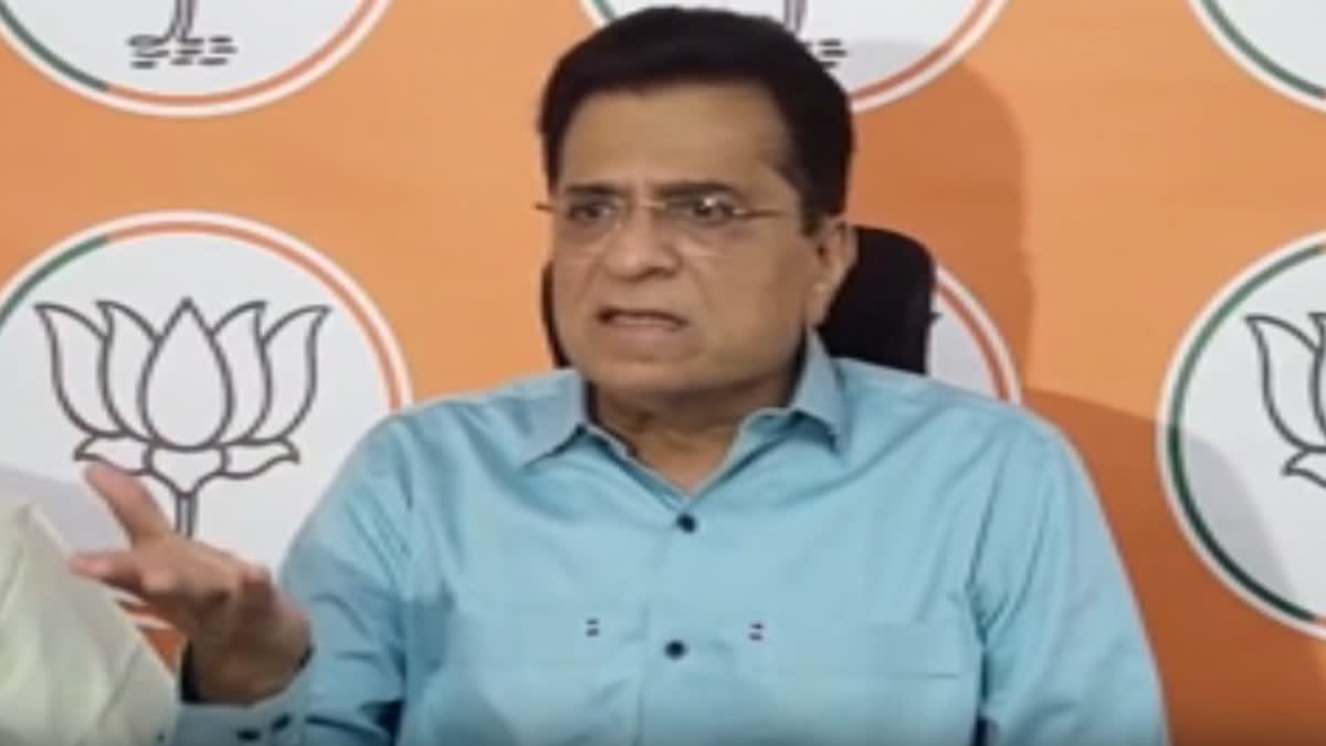 Kirit Somaiya targets Sanjay Raut by giving reference of Arvind Kejriwal