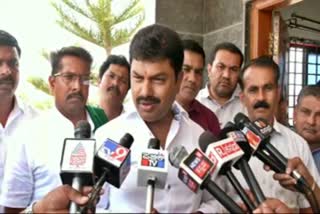 B Y Raghavendra spoke to the media.
