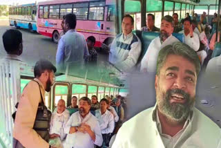 Haryana Transport Minister Travels by Roadways Bus