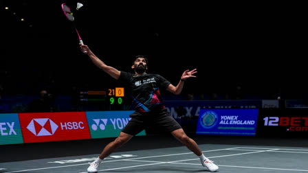 Kidambi advanced into semis of Swiss Open 2024.